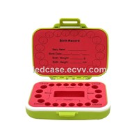 PHTech New Baby Tooth Box Colorful PP &amp;amp; EVA Material for Teeth Can Fill in Baby Information Tooth Saver Boxes