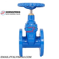 DIN3352 F4 PN16 Heavy Type Cast Ductile Iron GGG50 Resilient Seated Gate Valve