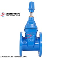 DIN F4 Directly Buried Underground PN16 PN10 Square Cap GGG50 GGG40 GG25 Water Gate Valve