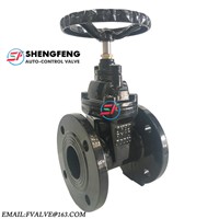 DIN F4 NRS GGG50 16 BAR DN65 Black Ductile Iron Resilient Seat Gate Valve
