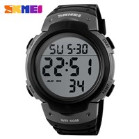 Top High Quality Men's Luxury Brand Watches Skmei Hot Sale 5ATM Waterproof Outer Door Sports Watches Skmei 1068 Diving W