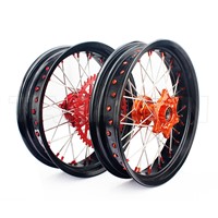 17 Inch Custom Motorcycle Wheels Supermoto Wheels