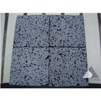 Black Basalt Tile Lava Stone Mediuml Holes