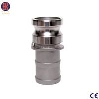 Stainless Steel BSPT NPT Thread Camlock Coupling Type E