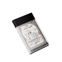 Transparent 2.5&amp;quot; Hard Drive Case USB 3.1 Type C to SATA 3.0 HDD Case Tool Free UASP Hard Drive Enclosure, HDD Case