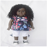 Frida Cute Curly Hair Girl Doll for Vinyl Doll