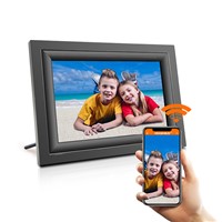 HDgenius 10 Inch Digital Picture Frame WiFi HD IPS Panel Touchscreen IOS Android APP