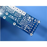 Hybrid PCB Built on 8 Mil RO4003C &amp;amp; FR4 with Immersion Silver &amp;amp; Blue Color