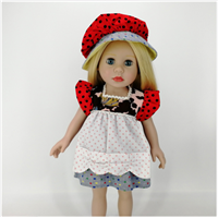 Wholesale 18 Inch Beautiful Doll Clothing Doll Clothes Patterns Sample Free