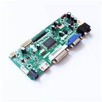 LCD TFT LCD Controller Board with HDMI DVI AUDIO VGA Input Interface Support Resolution 1600X900 Easy DIY LCD Module