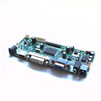 LCD Screen Laptop Panel LCD Controller Board with HDMI DVI AUDIO VGA Input Interface Support Resolution 1280X720