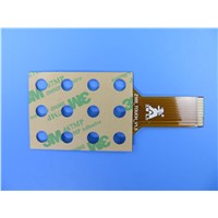 Flexible PCB Circuit Board with 3M Tape for Keypad