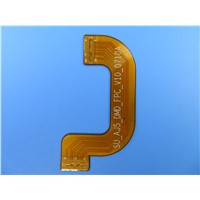 Double Sided Flexible PCB with Stiffener of Stainless Steel Shim