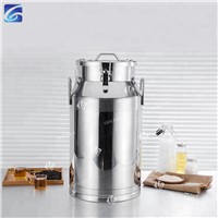 SS201 304 Cow Sheep Milk Aluminum Milk Can