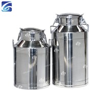 High Quality Mirror Polished Food Sanitary Stainless Steel Milk Can