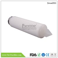 High Flow Rate Pleated Filter Cartridge Long Service Life, Completely Efficient Gel Removal by Multi-Layers