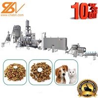 2019 Hot Sales Continuous Automatic Pet Food Processing Machinery Plant Extruder Equipment Processing Line