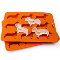 2019 Hot Sale Ice Tube Silicone Dog Mold Factory Customize Ice Trays Mold