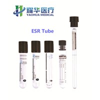 Black Top 3.8% Sodium Citrate ESR Blood Collection Tube Blood Citrate Tube with CE Certificate
