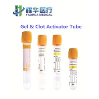 Yellow Top Blood Collection Gel Tube with Gel &amp;amp; Clot Activator for Serum Separation
