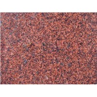 Polished Surface Finishing Natural Red Granite Stone Slab / Tile