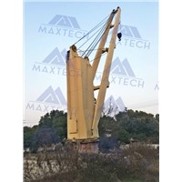 Low-Cost & Fafe Working Load of 50 Tons of Hydraulic Ship Deck Crane