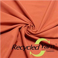 RPET Recycled Yarn Polyester Microfiber Peach Skin 75D*150D 110gsm to 135gsm Small MOQ