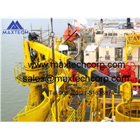 Customized Electric-Hydraulic Telescopic Boom Deck Pedestal Marine Crane