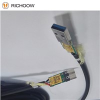 5Gbps USB 3.0 A-Male to Micro B-Male Active Fiber Optical Cable
