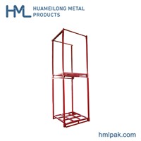 Warehouse Logistics Powder Heavy Duty Quakeproof Stackable Forklift Storage Steel Metal Frame Pallet Nestainer Rack