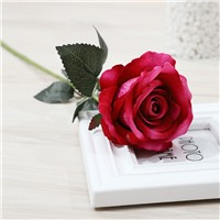 Single Stem Silk Roses Artificial Roses