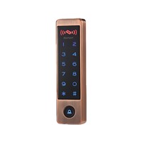 Waterproof Multifunctional Metal Touch Access Control Card Reader for Glass Door