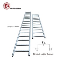 Q235 1524mm Galvanized Cuplock Scaffolding Round Pipe Ladders