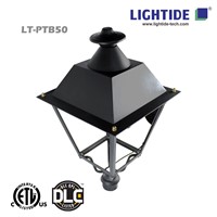 DLC Qualified Street Lighting LED Post Top Light Fixtures-PTB50