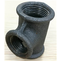 Malleable Iron Fitting TEE by Hot&Cold Galvanized In Different Sizes, Reducing Tee for Different Designs