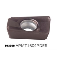 PH3000-APMT1604PDER Miling Insert for Chilled Steel Processing