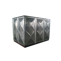 China Factory Hot Dip Galvanized Panel Sectional Water Tank
