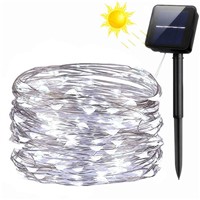 33ft 100LED Outdoor String Lights, Waterproof Decorative String Lights for Patio, Garden, Gate, Yard, Party, Wedding,
