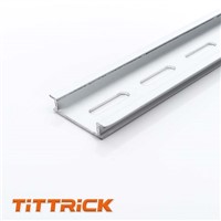 Tittrick 35mm Standard Enclosure Steel DIN Rail with Zinc Plating