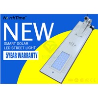 15W 20W 30W Outdoor All in One Solar LED Street Light 5 Years Warranty