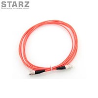 ST/UPC to ST/UPC 62.5/125um Multi Mode Orange Simplex Fiber Optic Patch Cord Jump Cable