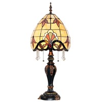12\&amp;quot; Color Glass Table Lamp (Dia. 30*48cm)-GT12A337/A21