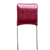 CL21 Mini-Sized Polyester Film Capacitor for DC Filter