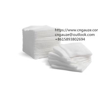 Disposable 100% Cotton Absorbent Plain Gauze Swabs