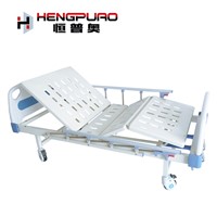 Home Medical Equipment Manual Two Cranks Patient Bed for Hospital