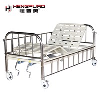 Cheap Manual Adjustable 2 Cranks Elderly Modern Hospital Beds with Factory Price