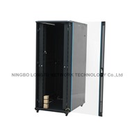 600X600 Floor Network Cabinet with Arc Profile Glass Door