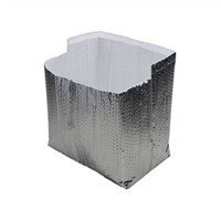 Insulated Packaging Aluminum Foil Thermal Insulation Cold Chain Shipping Box Liner for Blankets, Pallet Covers