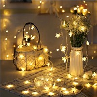Star String Lamp Room Decoration LED Small Bulb Lamp String Lantern Spring Festival Decoration Spring Festival Curt
