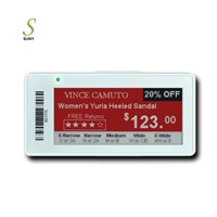 2.9inch 3Color Electronic Supermarket E-Ink Price Tags ESL Digital Epaper Shelf Label
